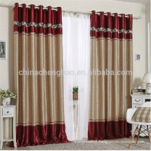 Newest european style metal curtain rod organza light curtain